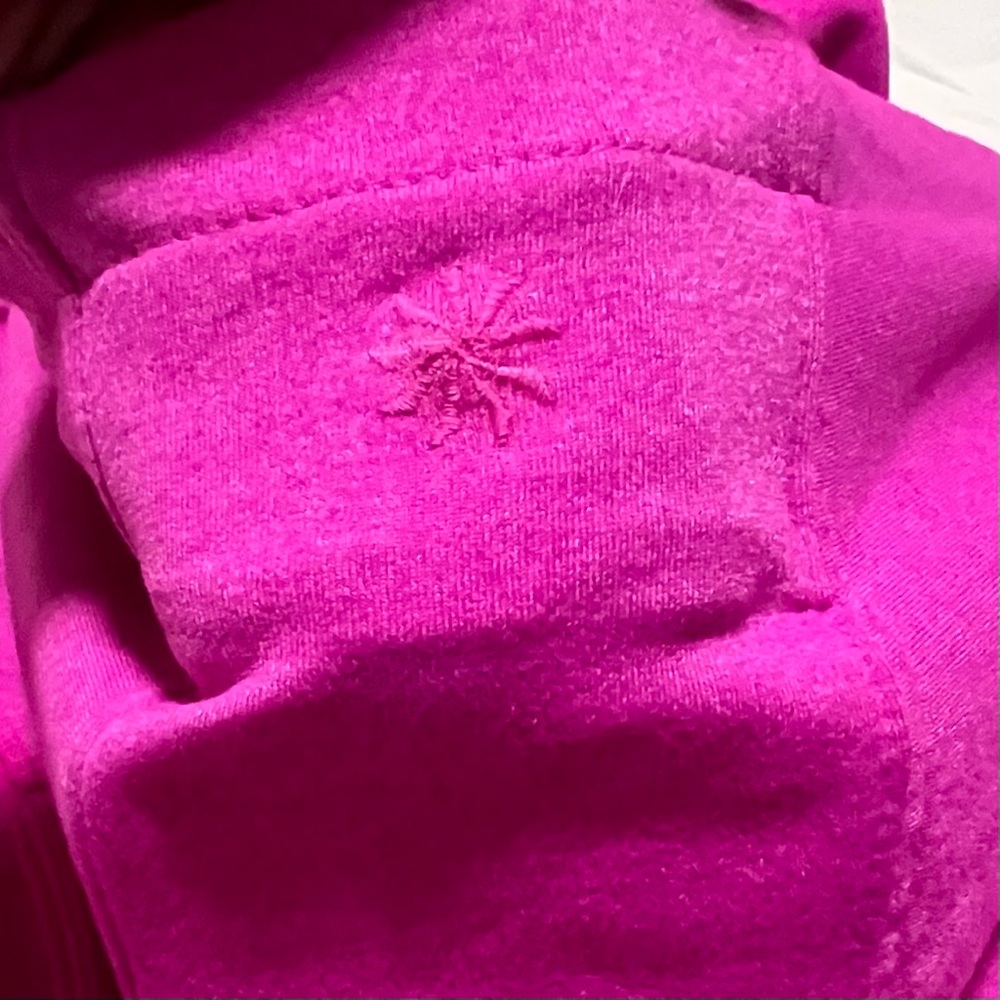 NEW Athleta Rishi Yoga Hot Pink Zip Up Hoodie Activewear Running Fitted Gym - Picture 8 of 10